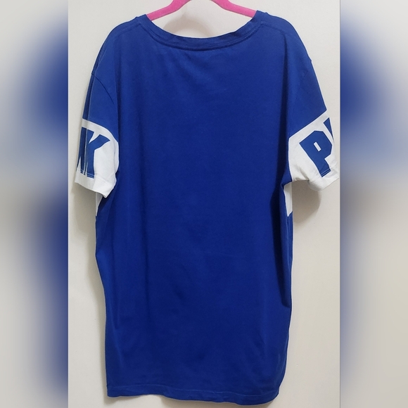 Los Angeles Dodgers XS Extra Small Skyline Victoria's Secret PINK Shirt Top MLB - Picture 6 of 7
